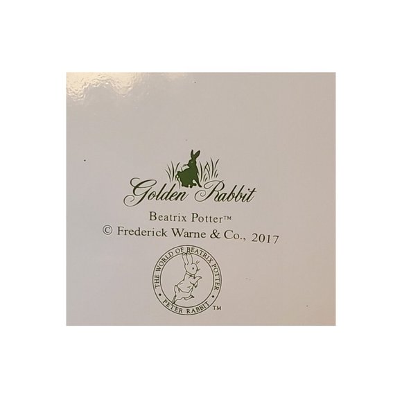 Beatrix Potter Peter Rabbit NIB Golden Rabbit Enamelware 3 PC Set - Picture 7 of 7